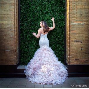 Blush Pink Wedding Dress